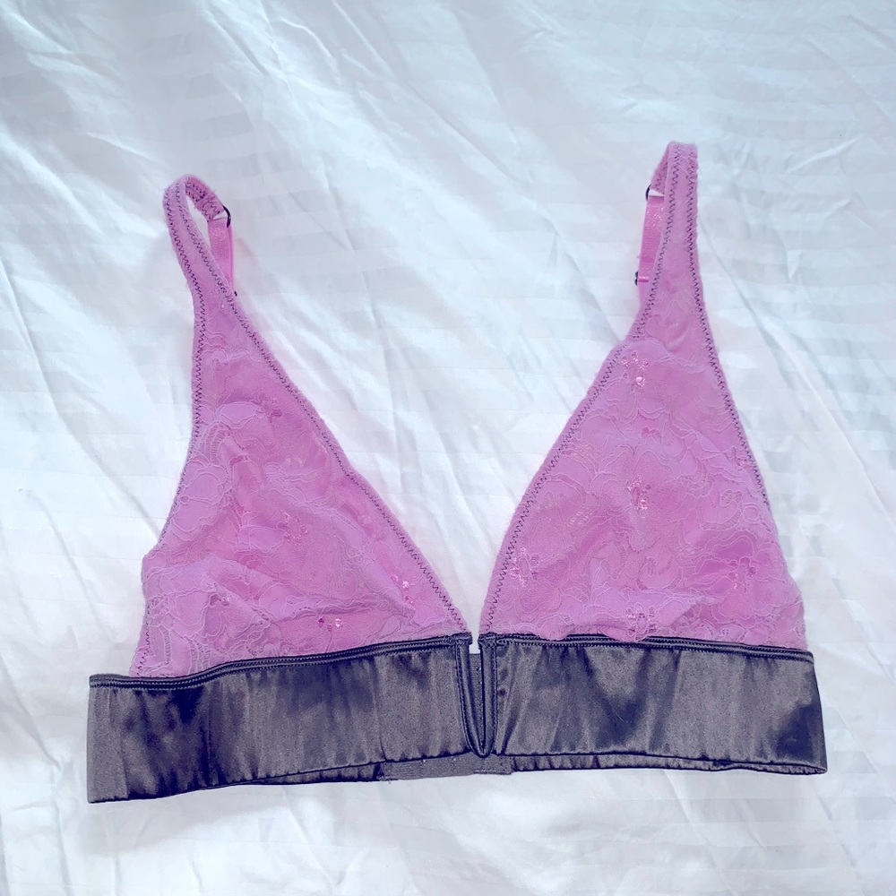 Free People Daisy V Wire Lace Bralette